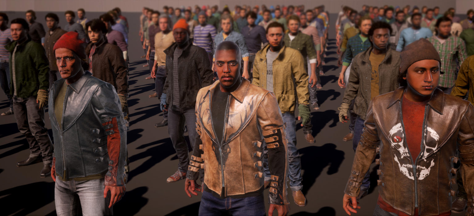 We put all those pieces together to create the humans of State of Decay 2