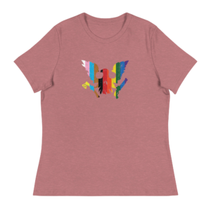 Womens SOD Pride Shirt, color: Mauve