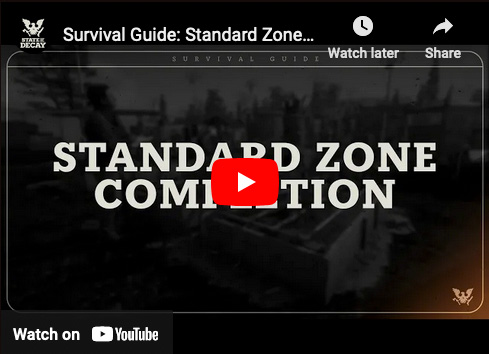 Standard Zone Completion, to youtube video