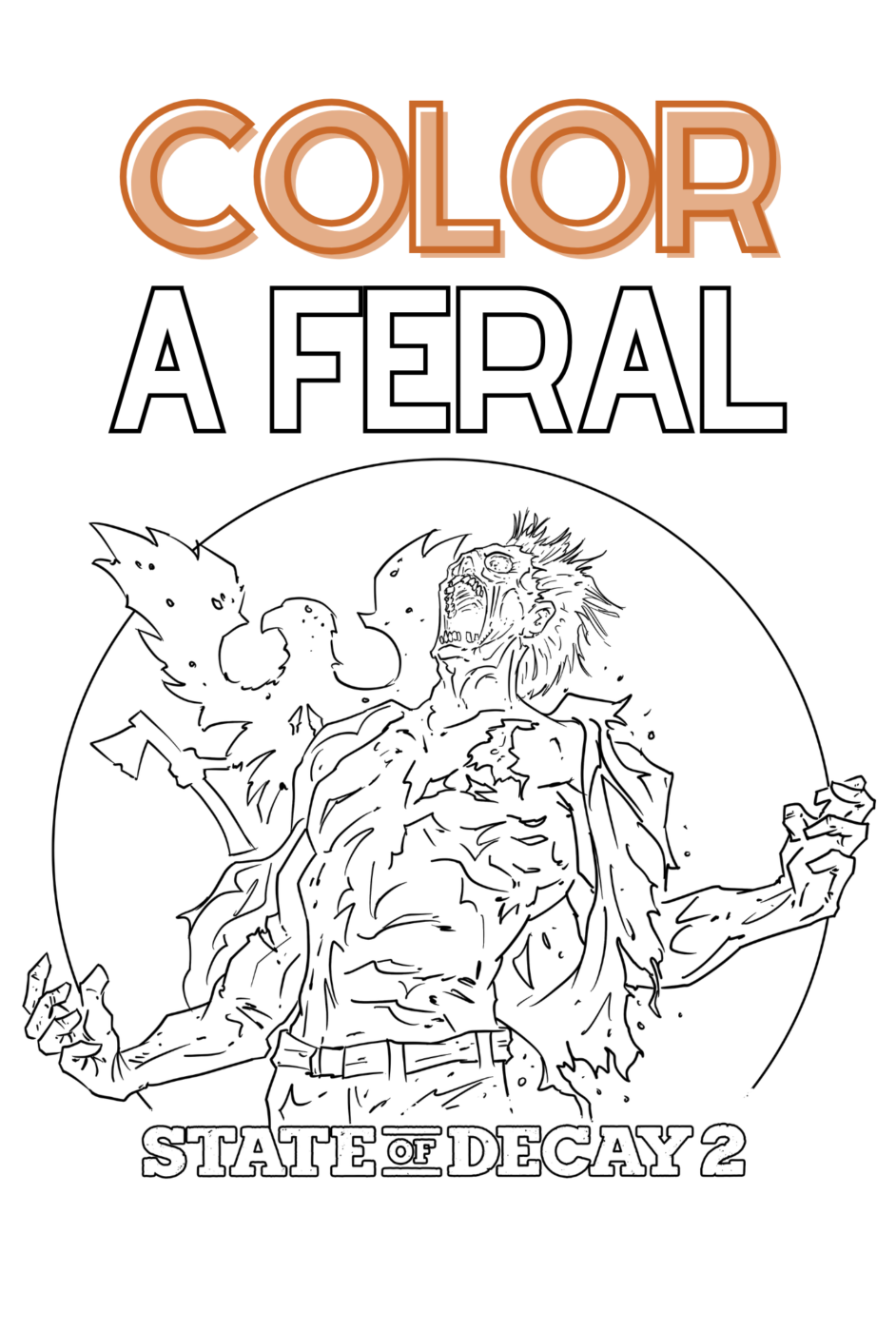 Color a Feral coloring page