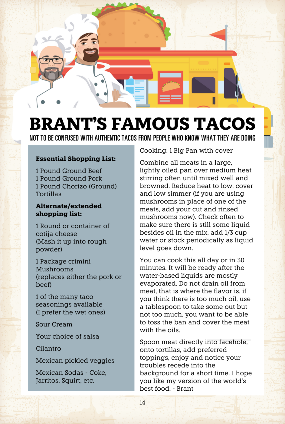 Brant's Famous Tacos