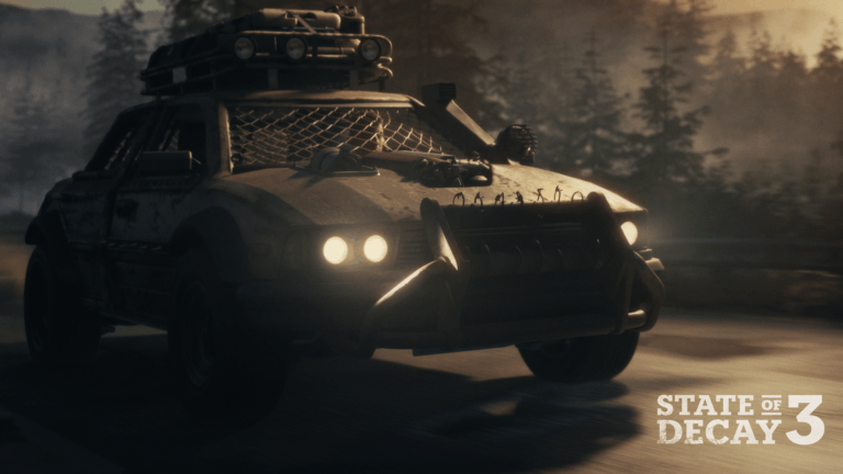 2024 trailer screen screenshot, armored sedan driving down the road