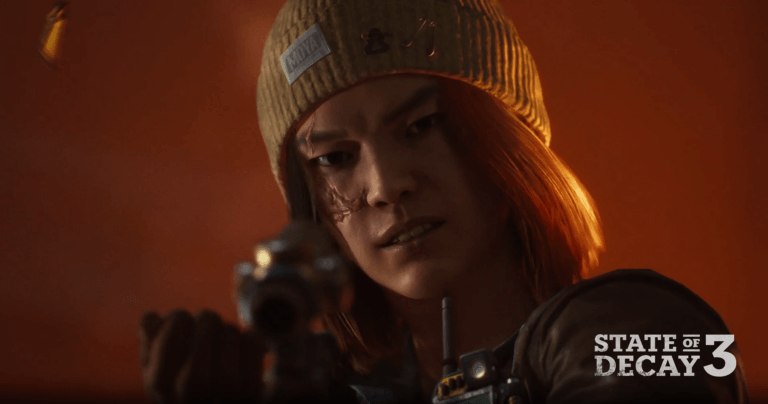 2024 trailer screen screenshot, close up of player character's face