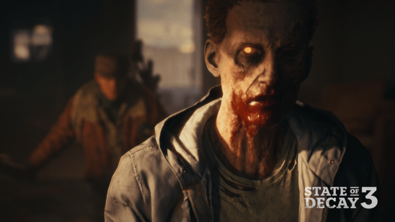 2024 trailer screen screenshot, player approaches zombie from behind