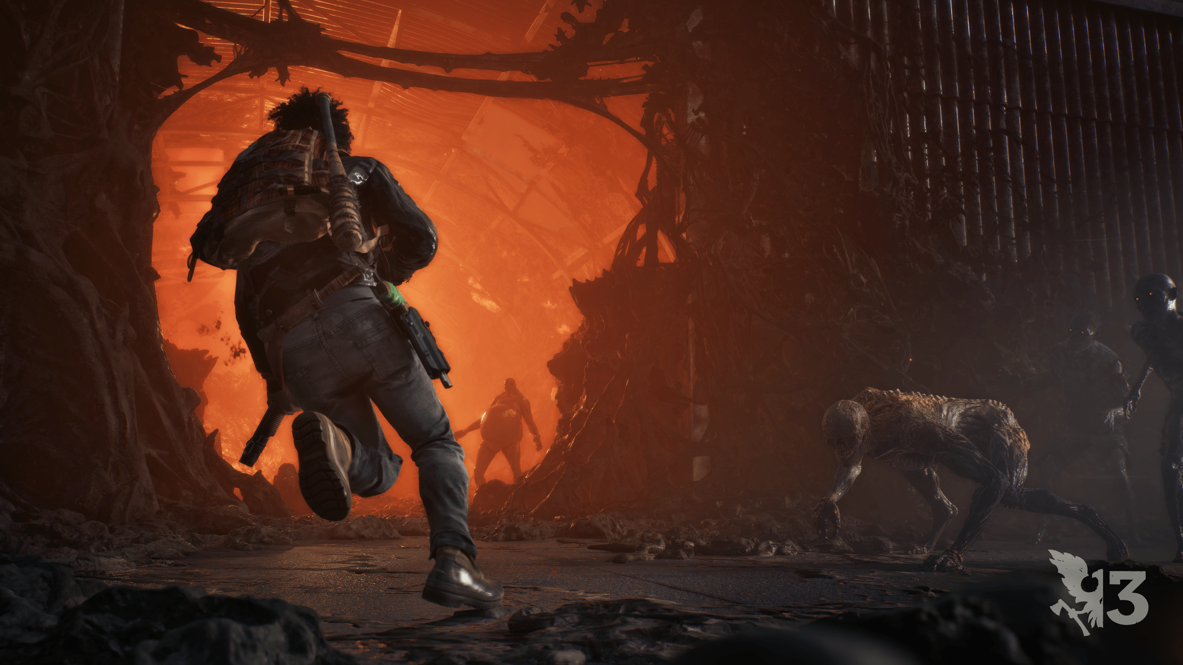 Screenshot of a player running into a plague infestation