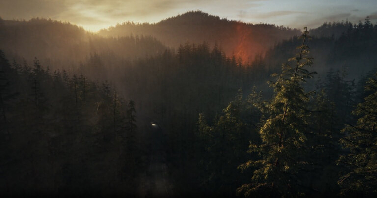 screenshot of mountains