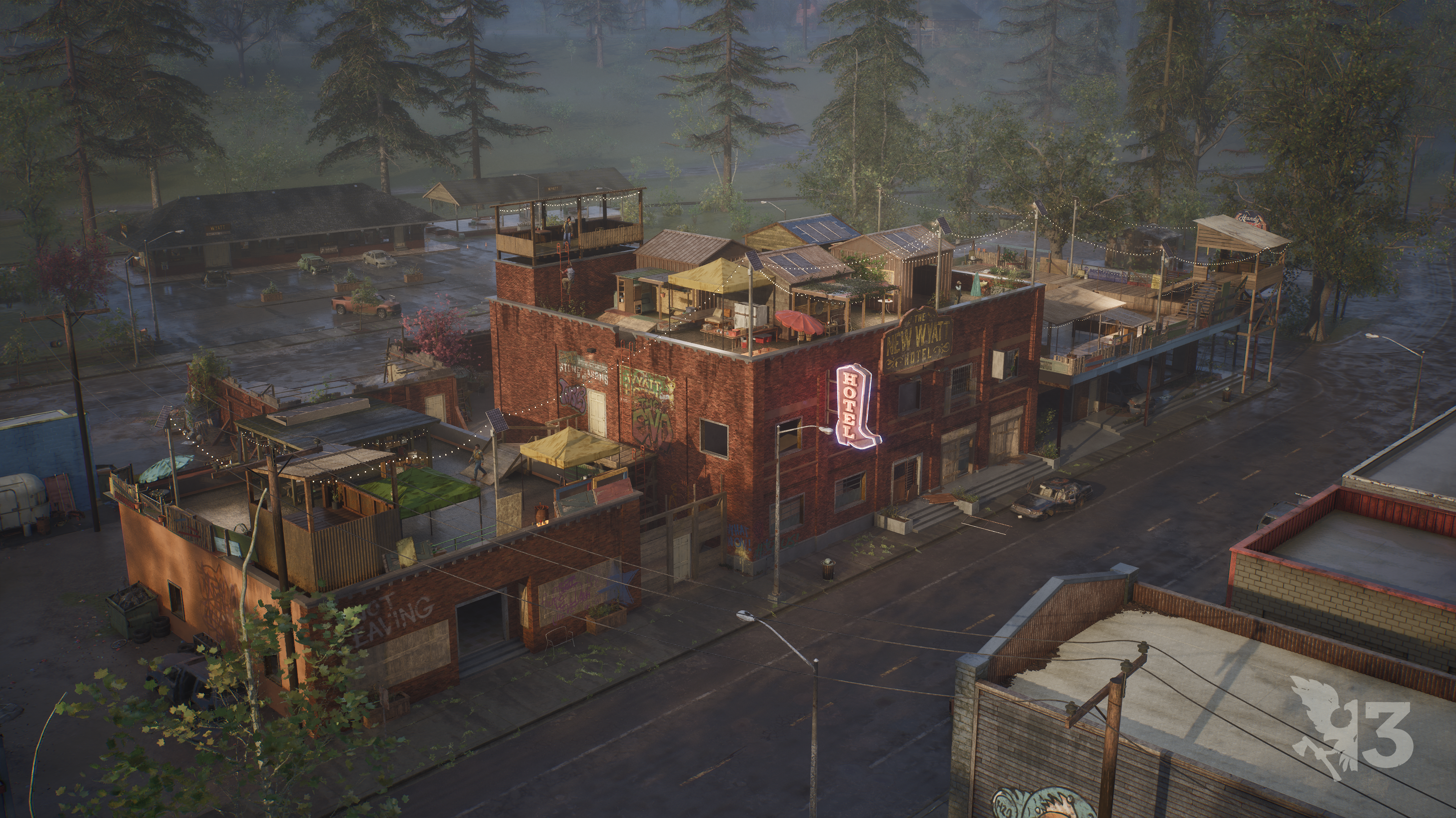 Screenshot of a settlement